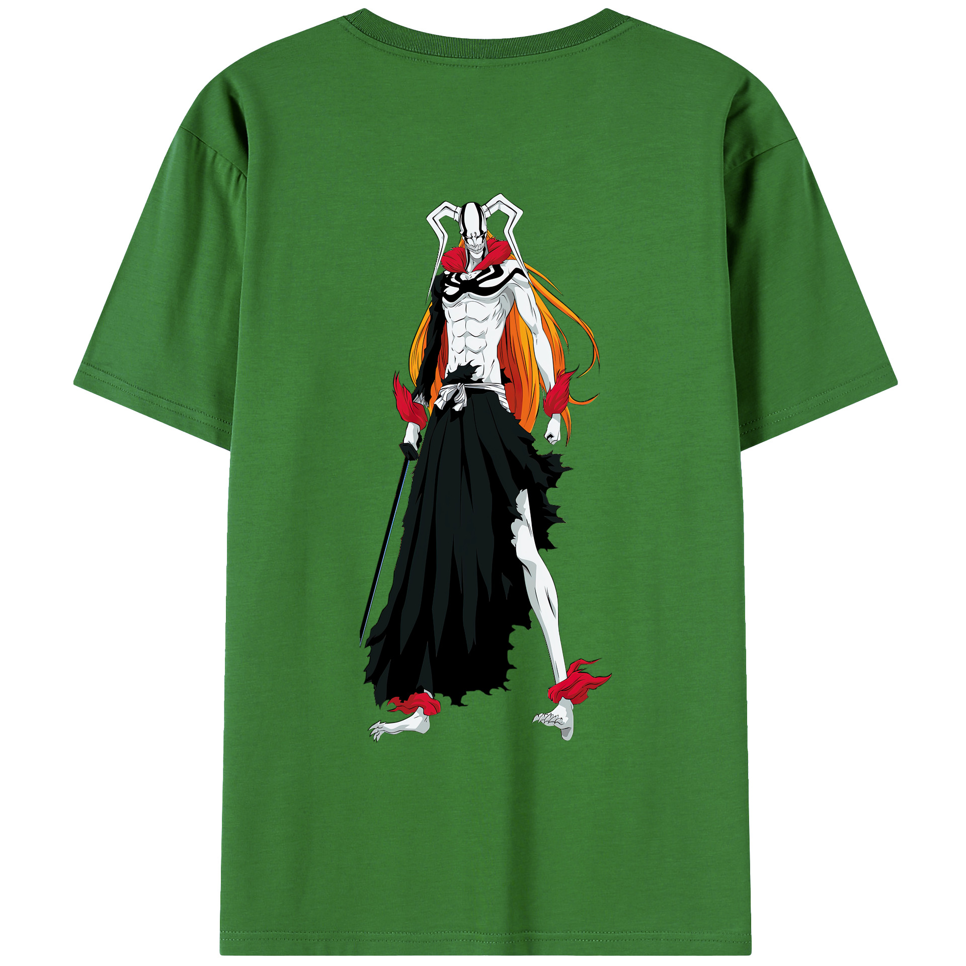 （画像用） ブリーチ 黒崎一護（くろさき いちご）BLEACH Kurosaki Ichigo レディース半袖Tシャツ(バックプリント)